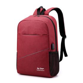 Sac à dos homme avec sac bandoulière et trousse 3en1 rouge 2755-8 – محفظة ظهر رجالية 3 قطع أحمر SAC20025
